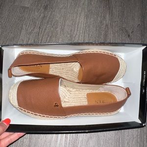 Leather Flat Ralph Lauren Espadrilles